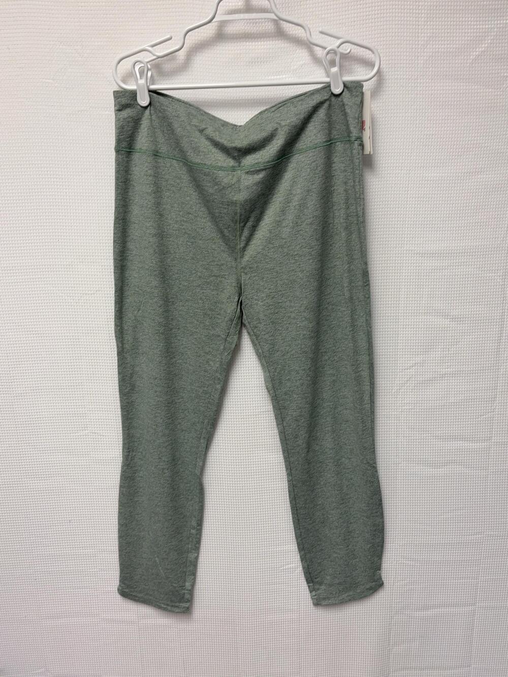 Vineyard Vines Super Soft Leggings Woman XL Sage Olive Heather Green Performance